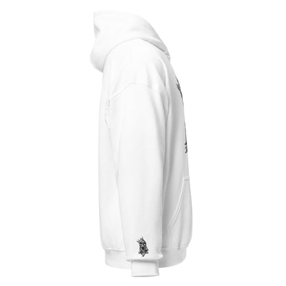 TKN Unisex-Kapuzenpullover White